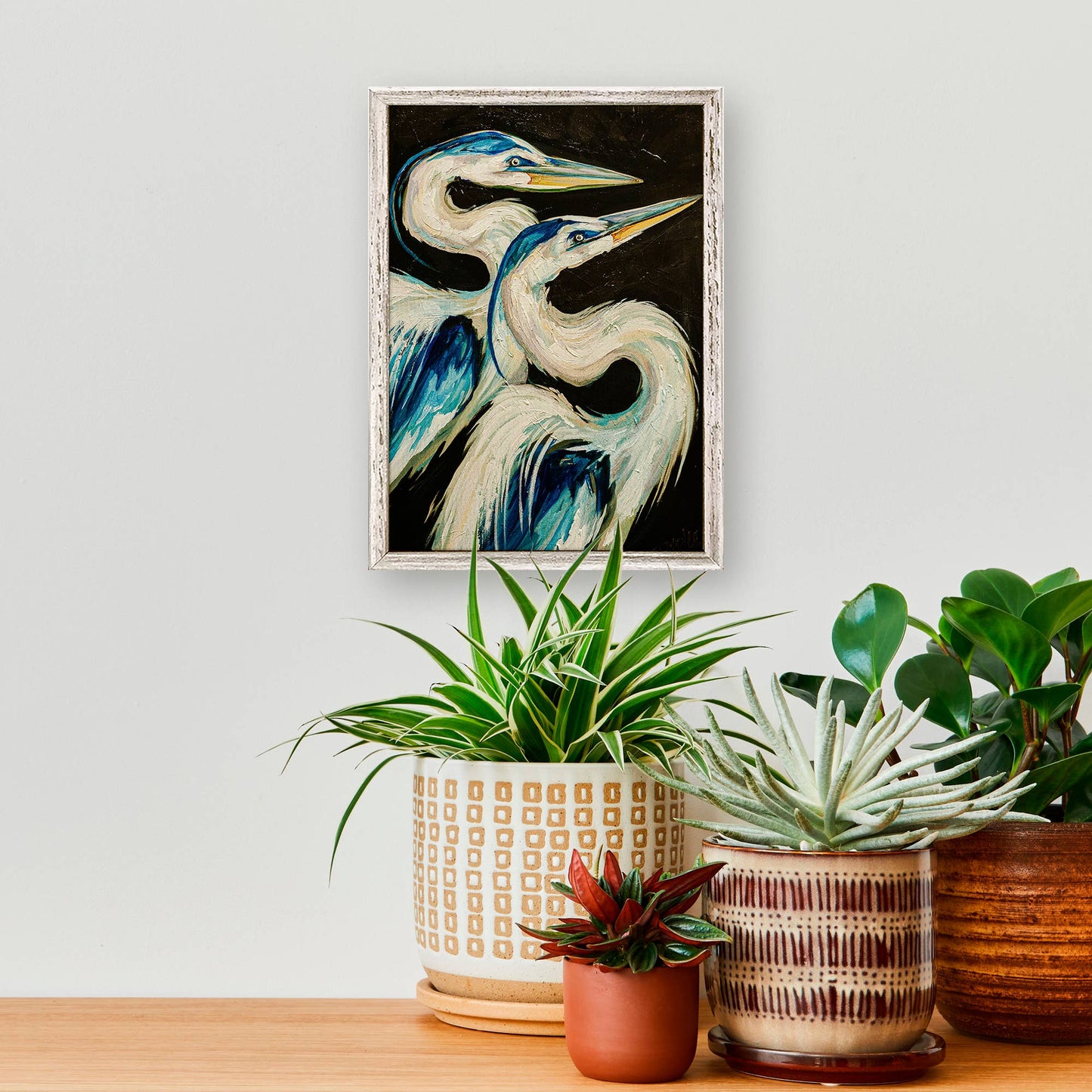 Nesting Herons Canvas