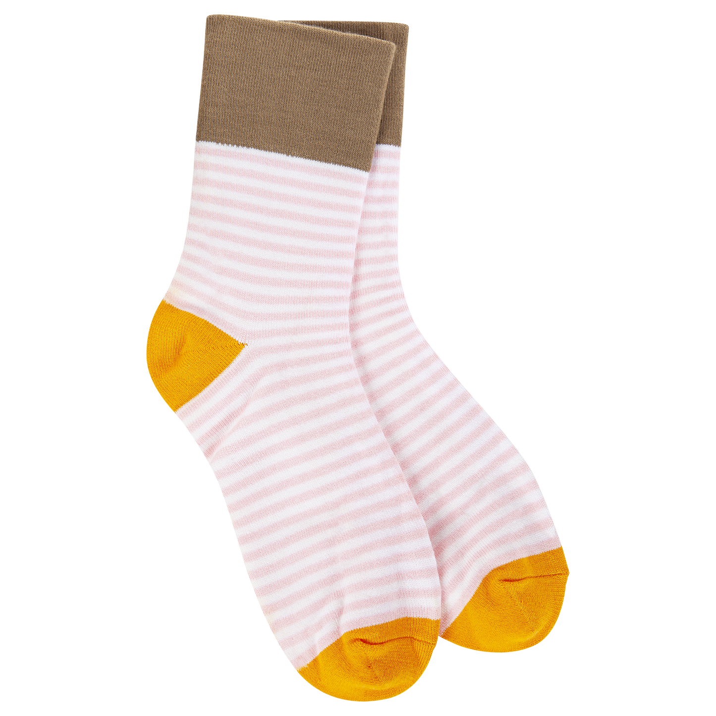 Garden Mini Crew Rose Stripe