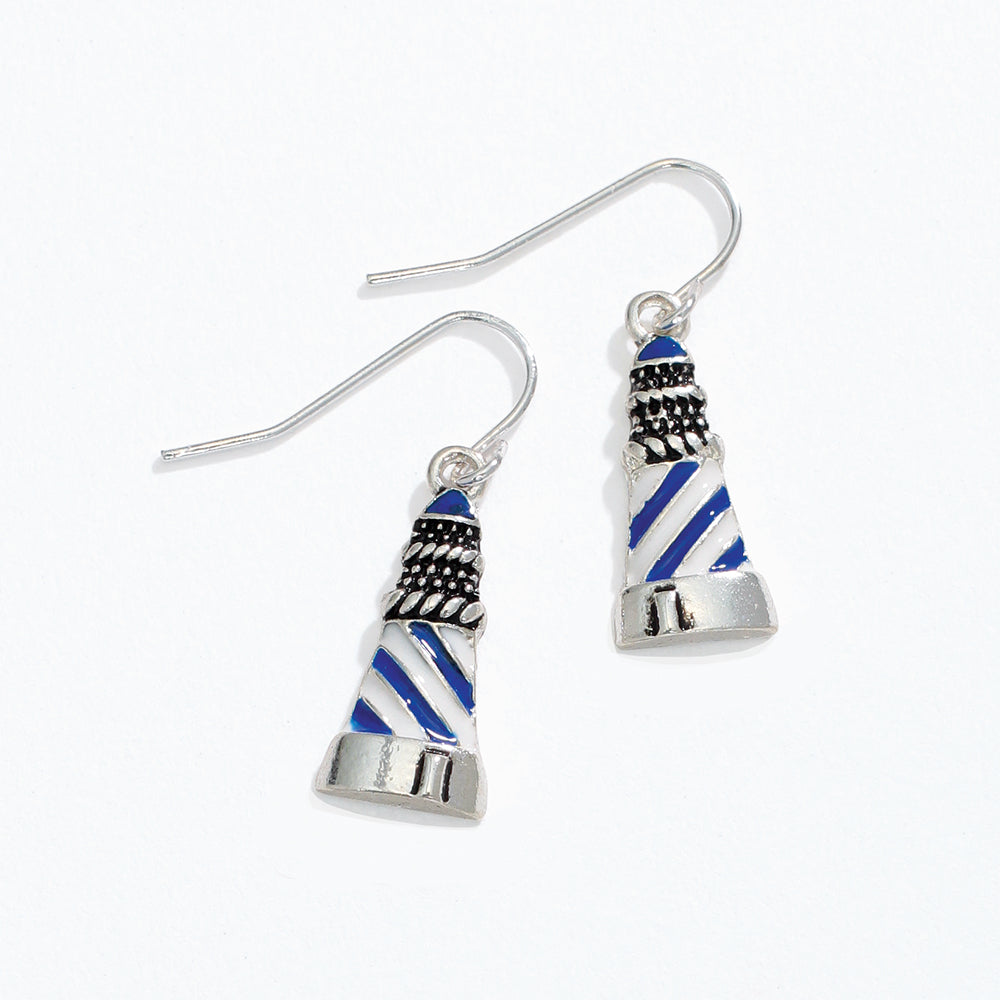 Earrings-BlueWhiteLighthouse