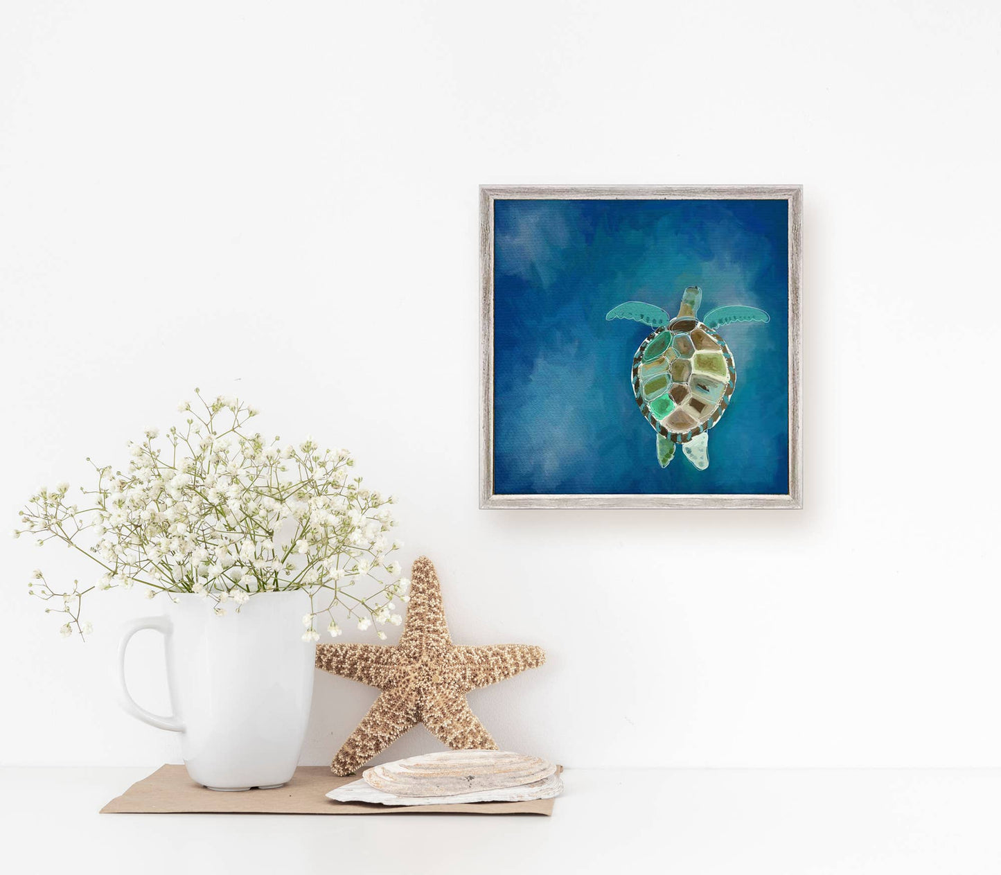 Swimming Sea Turtle Canvas