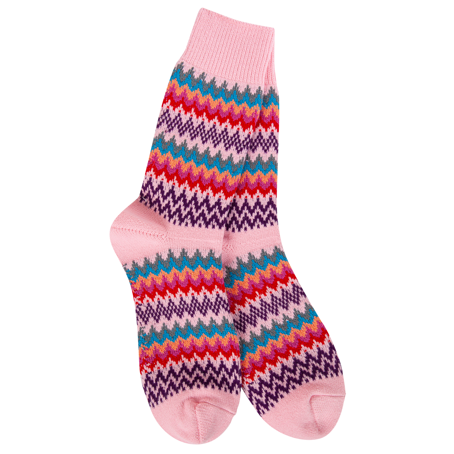 ZigZag Crew OS Pink Multi