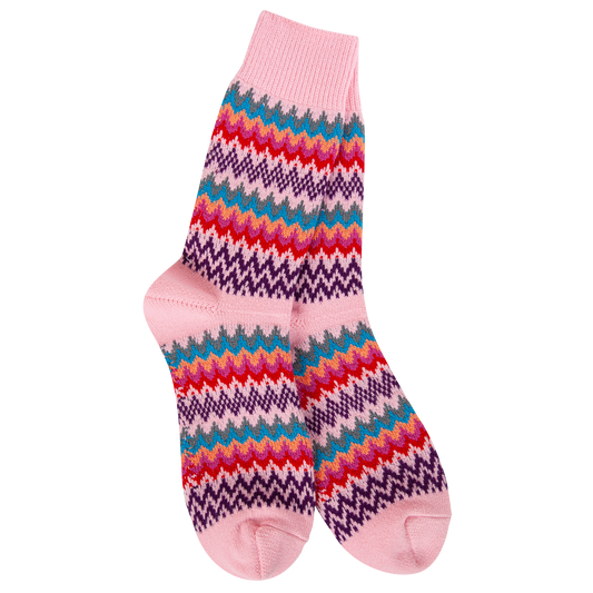 ZigZag Crew OS Pink Multi