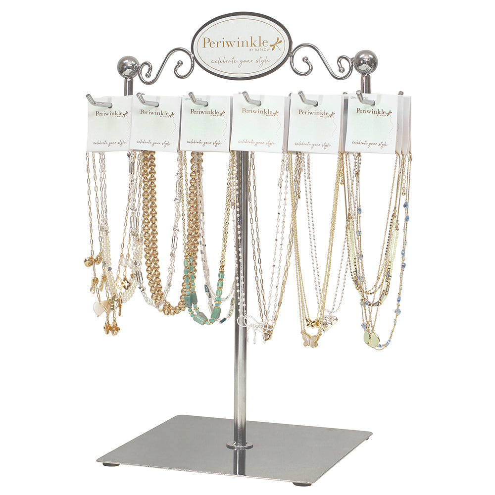 Display-Silver Necklace Spinner
