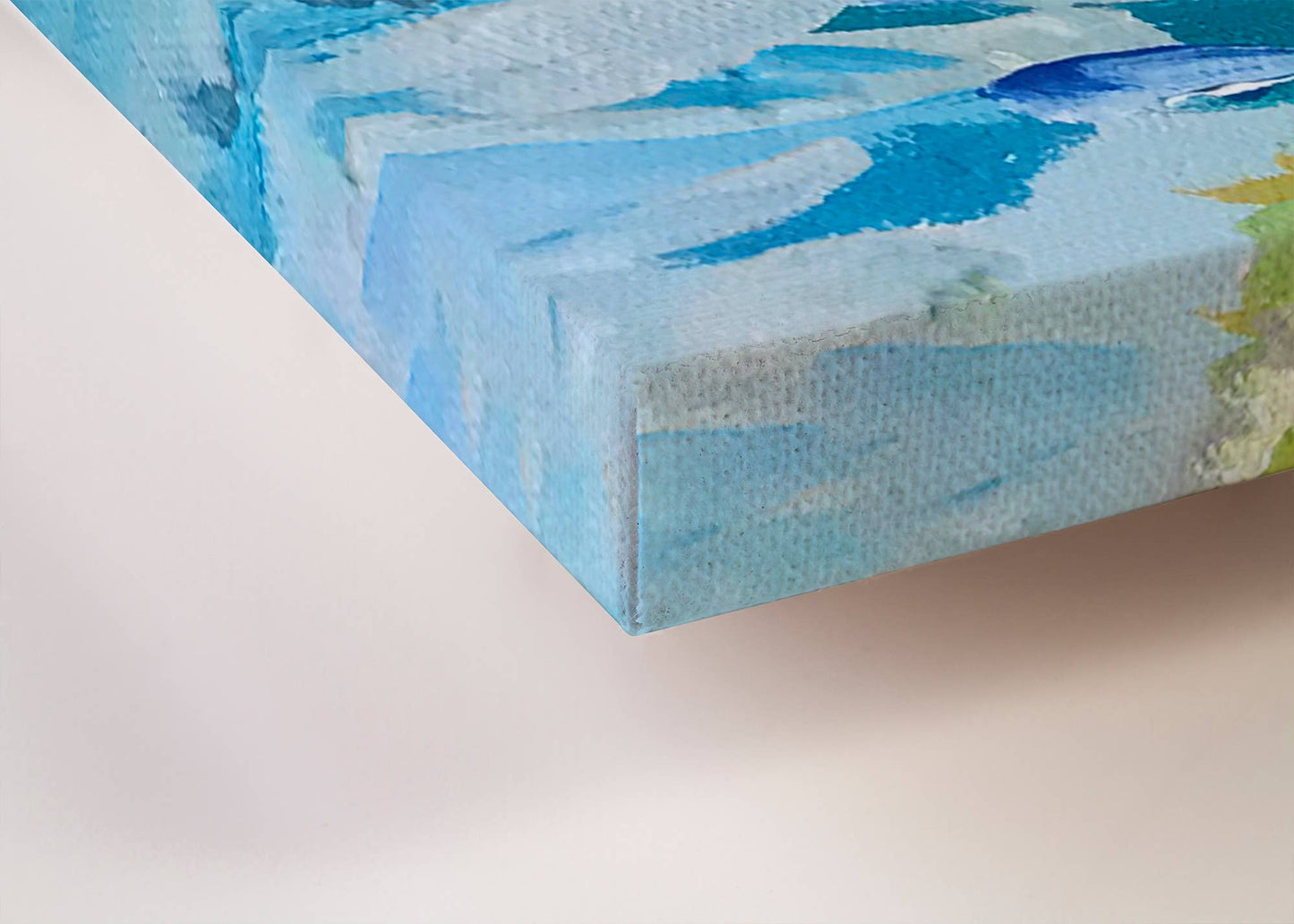 Distant Bridge Stretched Canvas