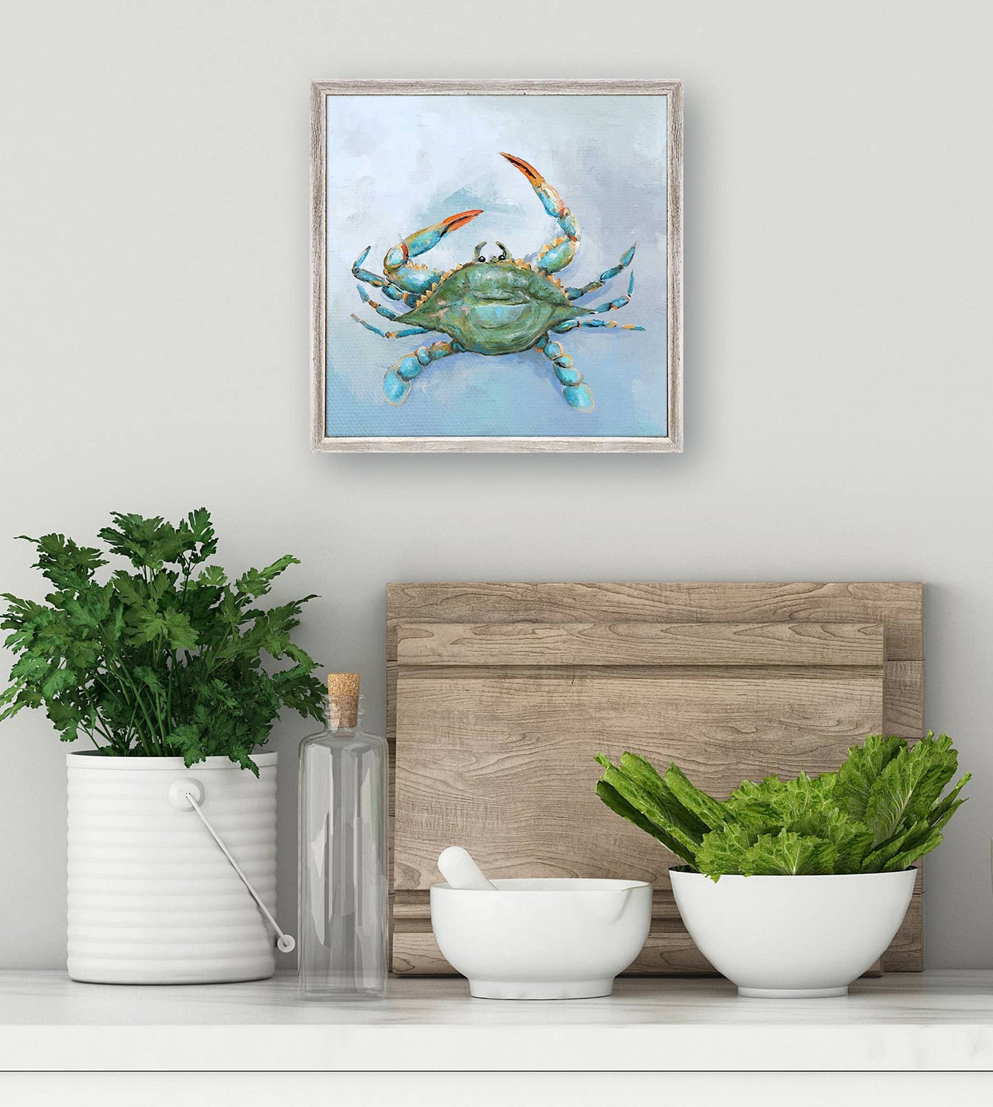 Coastal Locals - Blue Crab Canvas